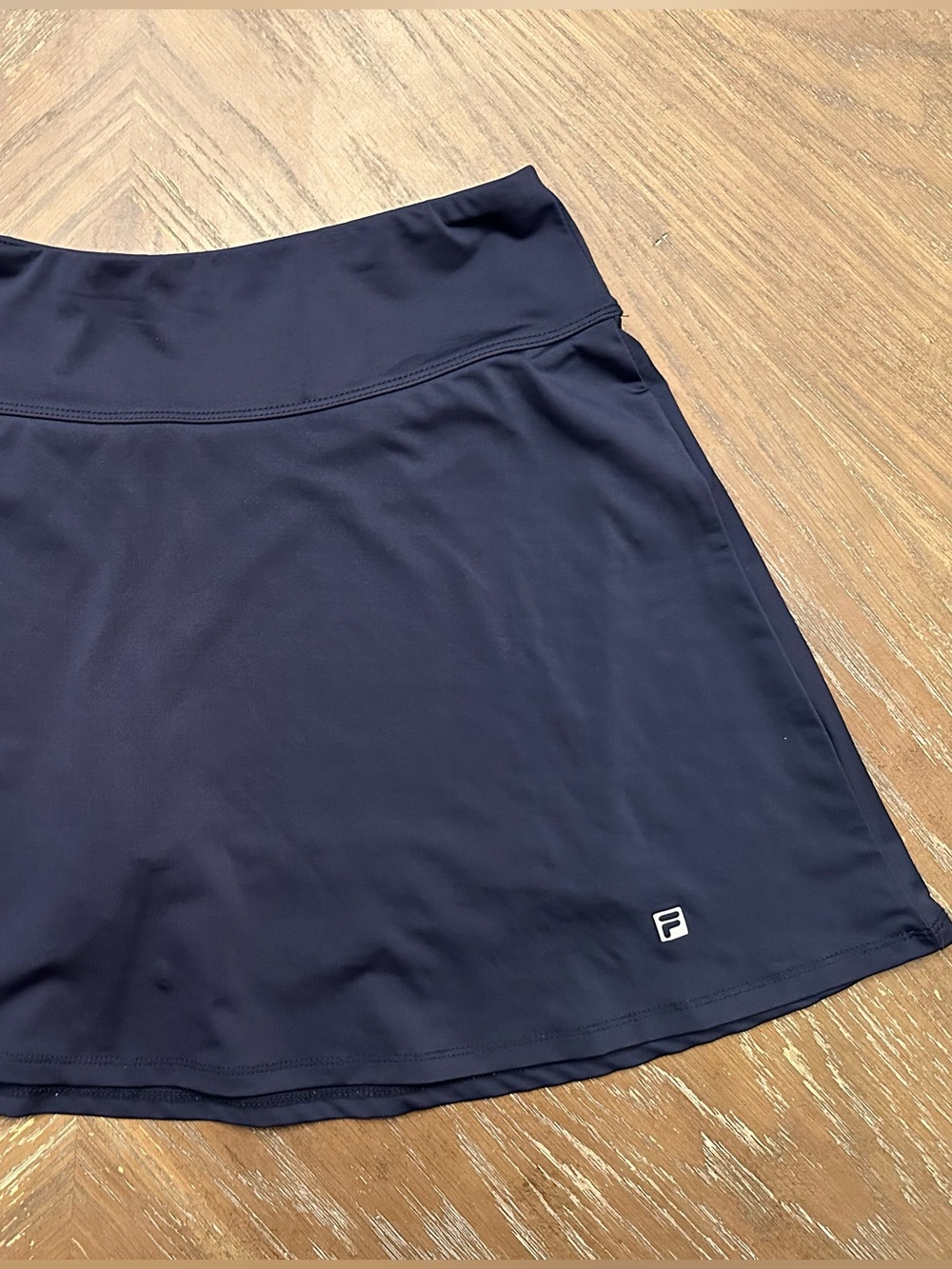 Fila Navy Circle Mini Skirt - Athletic A-Line